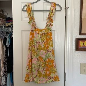 UO Desert Flower ruffle dress